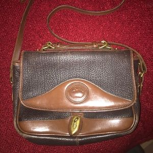 Dooney and Burke vintage pebble leather bag